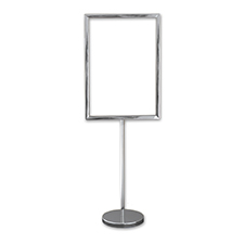 A2 Sign Display Silver