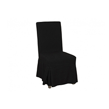 Black Chair Cover Linens